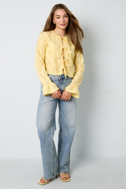 Shirt met Strikdetail